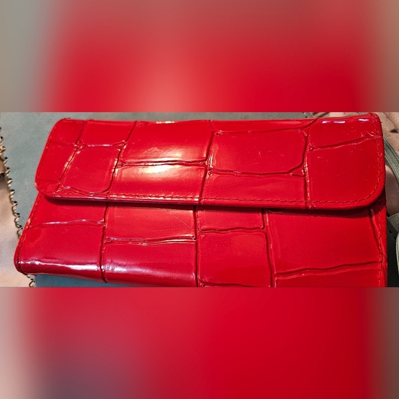 VTG NOS late 1970s/80sMundi's New Vision Red Pleather Wallet - Picture 6 of 16